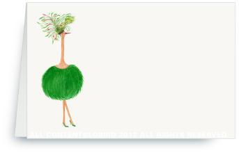 Green Ostrich - Jacqueline
