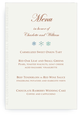 table card