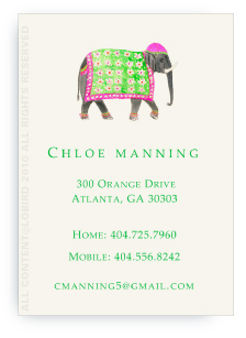 Festive Elephant - color parade