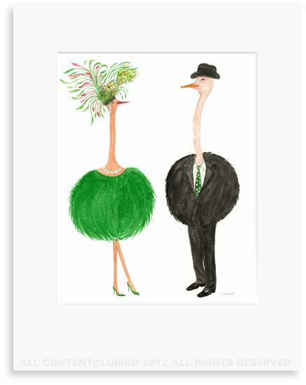 Ostrich Couple-Jacqueling +1