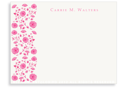 floral tapestry blue