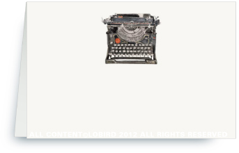 Antique typewriter