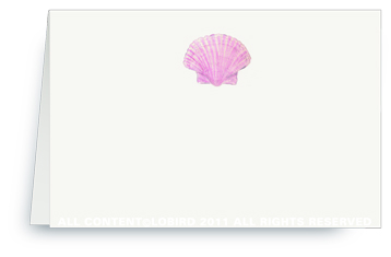 Blue Scallop Shell