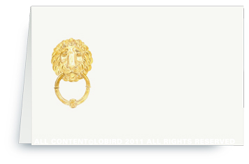Parisian Lion Knocker