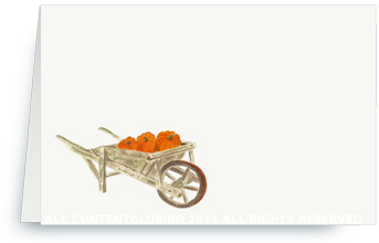 Pumpkins in Wheelbarrow