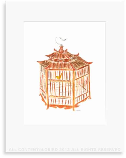 Warbler on Magnolia Branch