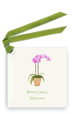 purple orchid tag