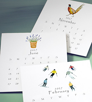 2027 Favorites Calendar Lobird 
